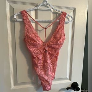 NWOT Victoria’s Secret Lace Bodysuit XS